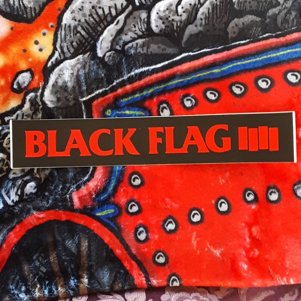 Black Flag Vinyl Decal Sticker 11" x 2" SST Superstore New Unused